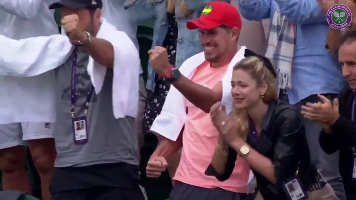 El último punto de Pella - Fuente: Wimbledon