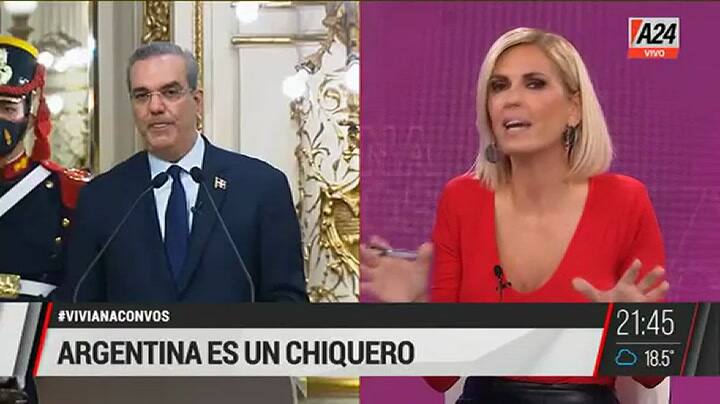 Los dichos de Viviana Canosa sobre República Dominicana