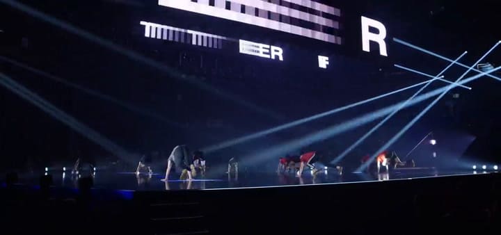 Ensayo general de Messi 10, de Cirque du Soleil