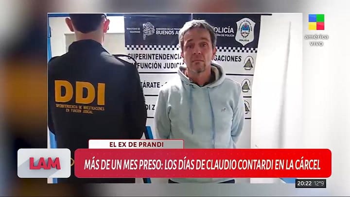 Así son los días de Claudio Contardi en la cárcel