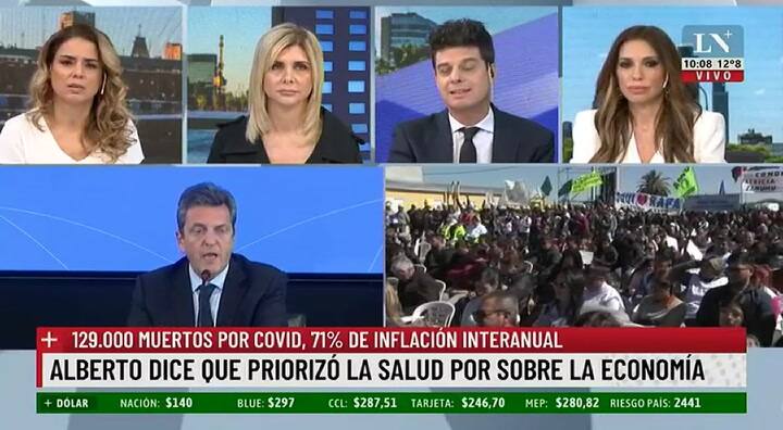 Es para llorar', Débora Plager sobre Alberto Fernández