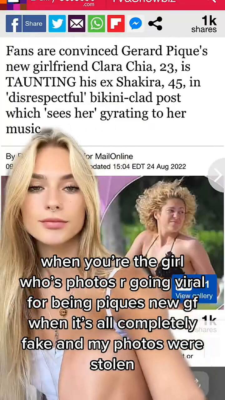 Ella es la modelo a la que confundieron con Clara Chía