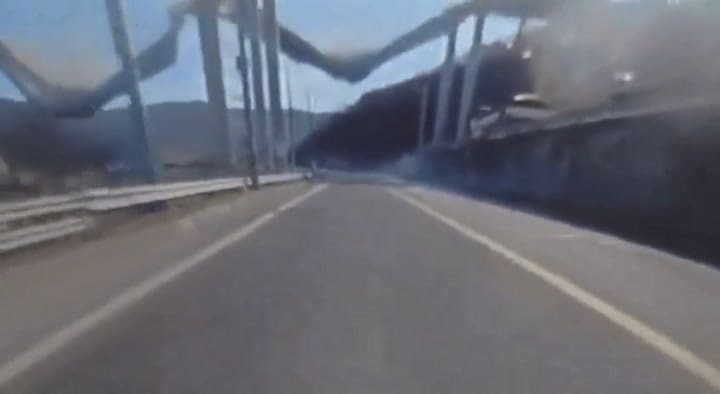 Colapso de un puente en Corea del Sur