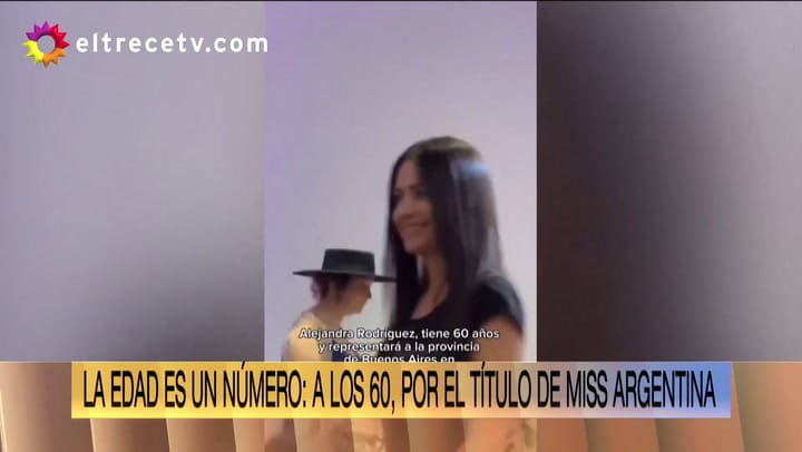 Alejandra Rodríguez reveló su secreto para mantenerse joven y legar a ganar Miss Buenos Aires