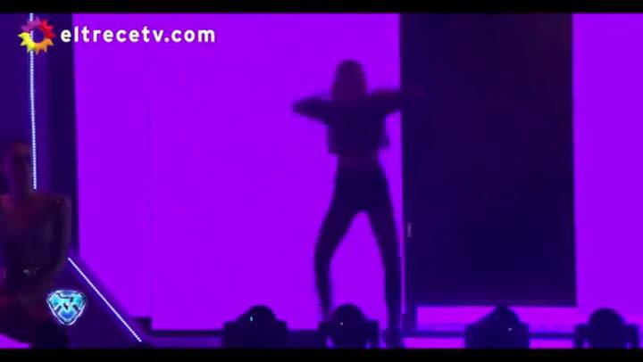 Marcela Baños no convenció con su coreo - Fuente: Youtube