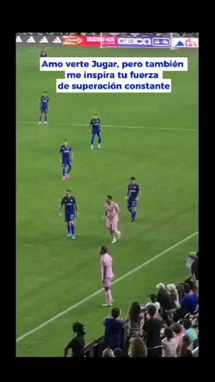 La historia de Manuel, el joven que se dio el gusto de conocer a Lionel Messi