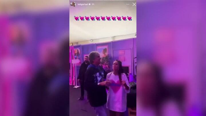 El divertido baile de Tini Stoessel junto a su papá
