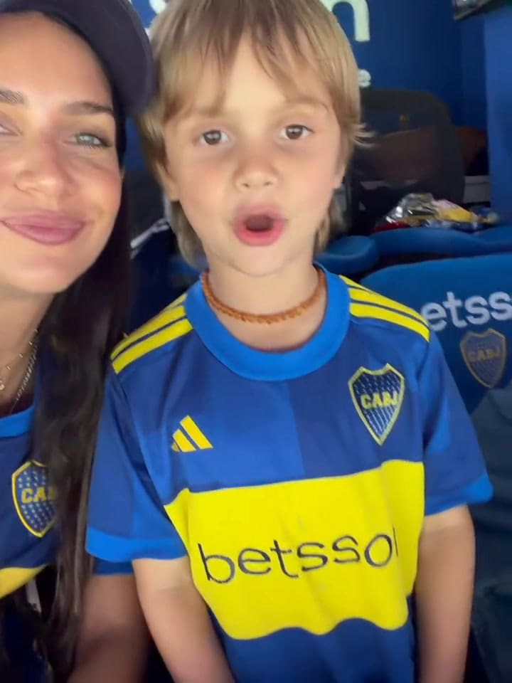 Zaira Nara's son Viggo talks about the Superclásico result
