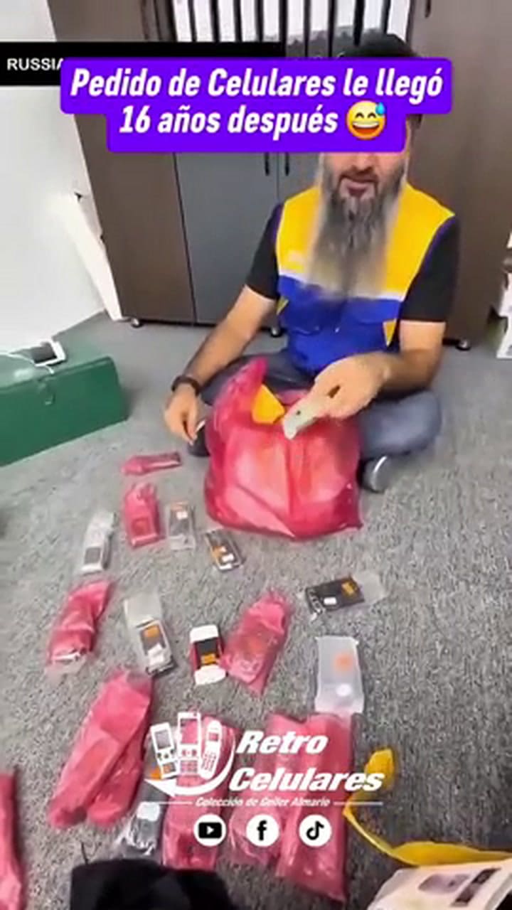 Compró celulares y le llegaron 16 años después