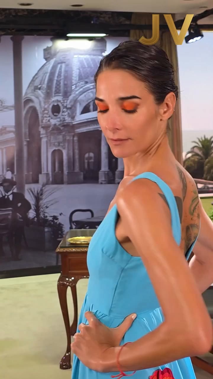 El tercer diseño que escogió Juana Viale para su programa el domingo 25/01