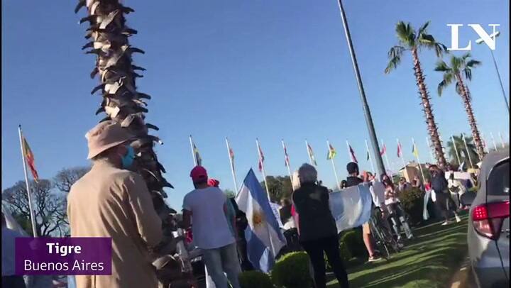 Manifestaciones en Tigre