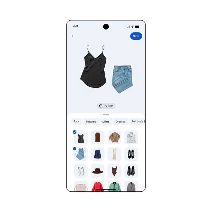 Cómo funciona Wardrobe, el vestidor virtual de Google que mostró Motorola