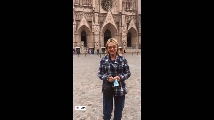 las Trillizas de Oro volvieron al país y fueron directo hacia Luján: “Es hora de agradecer”