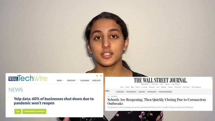 Anika Chebrolu sobre la pandemia del Covid-19