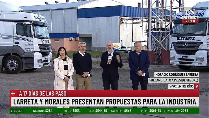 Larreta y Morales presentan propuestas para la industria; a 17 días de las PASO