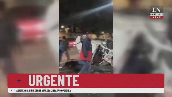 Choque múltiple en Palermo: murieron dos jóvenes