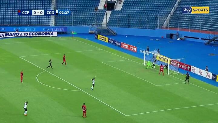 El error de Juan Pablo Carrizo que le costó muy caro a Cerro Porteño - Fuente: Tigo Sports