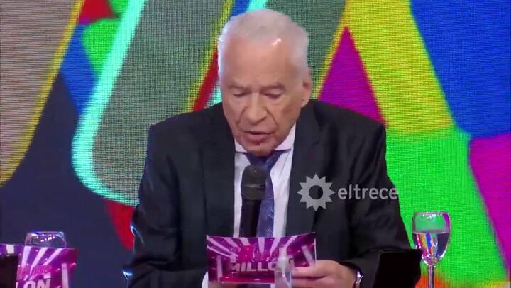 Guillermo, jubilado y murguero, se llevó un millón de pesos en Los 8 escalones (eltrece)