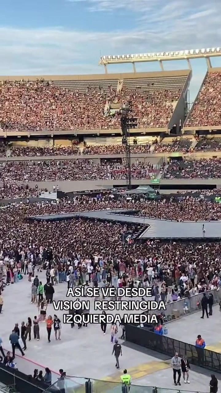 Así es el sector de visión restringida