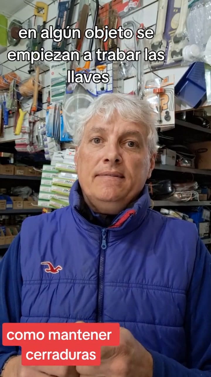 El ferretero que se volvió viral por sus consejos en TikTok