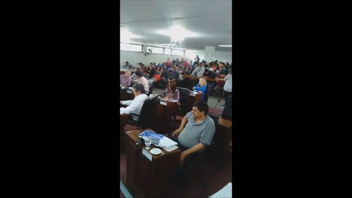 Sesión en el HCD Florencio Varela