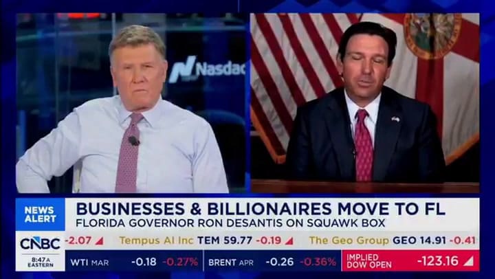 Ron DeSantis se refirió a su intención de eliminar los impuestos a la propiedad