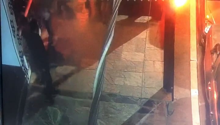 El video donde se ve al sospechoso número 11