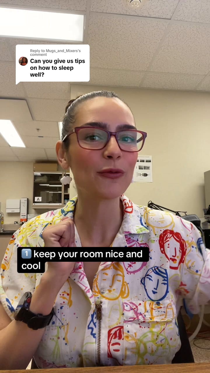 Rachael Barr dio tres tips para mejorar el sueño