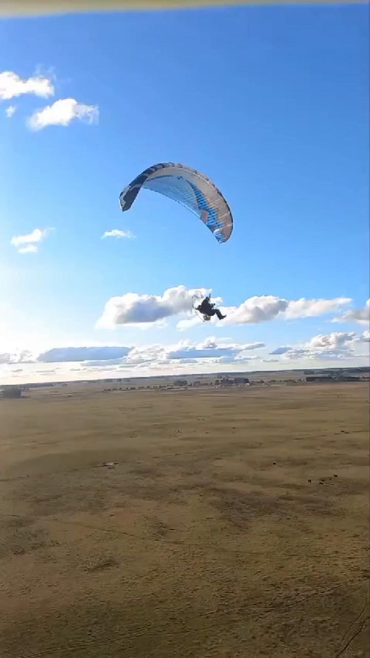 Vuelo de bautismo en paratrike