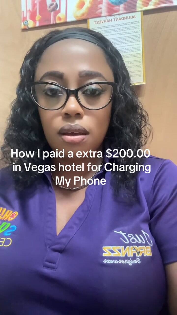 Una usuaria comentó su experiencia en un hotel en Las Vegas (TikTok: @sharinabutler32)