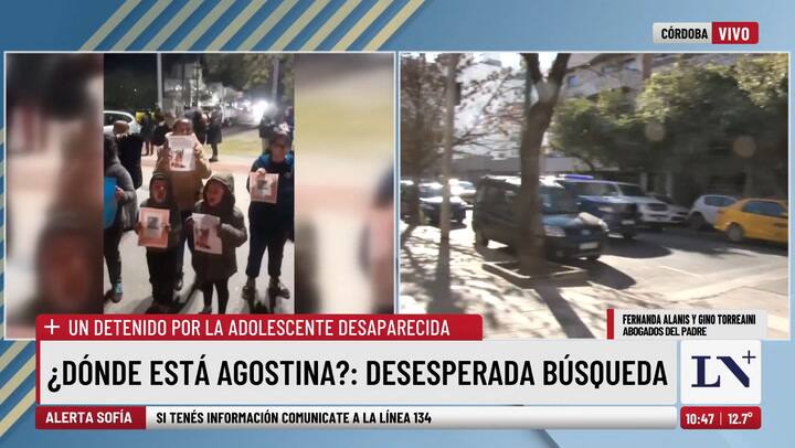 Fernanda Alanis y Gino Torreaini, abogados del padre de Agostina