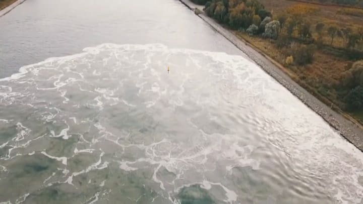 Explosión controlada de una bomba gigante de la II Guerra Mundial en Polonia - Fuente: Euronews