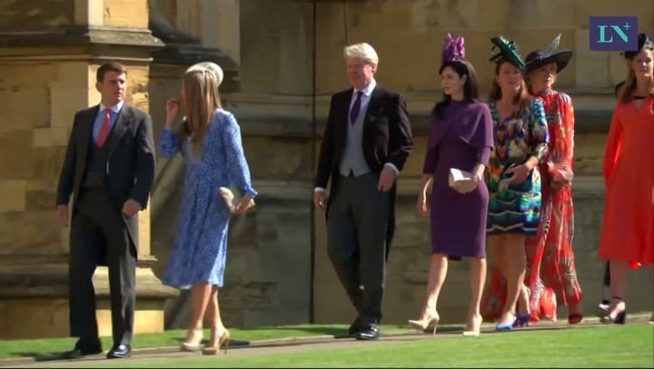 Boda real: la llegada de los invitados a la ceremonia