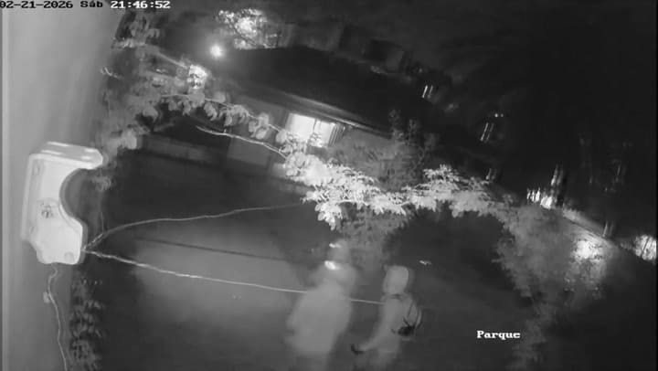 Los ladrones en uno de los robos