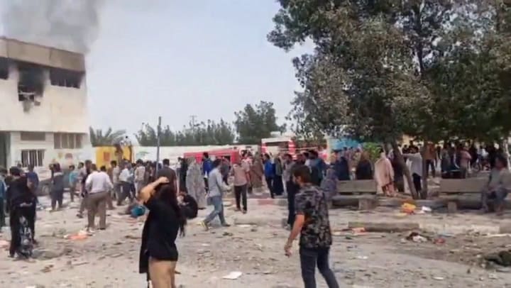Bombardeo de escuela en Irán
