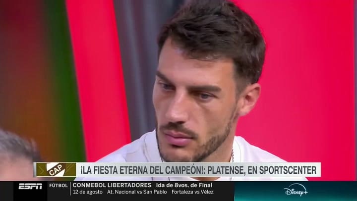 El relato emocionante de Máximo Palma y su profesor de historia tras la consagración de Platense