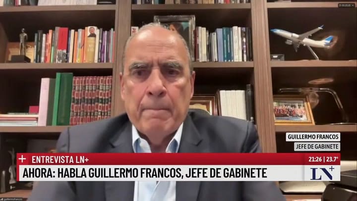 Guillermo Francos No Nos Preocupa Si Cristina Llega A Ser Candidata