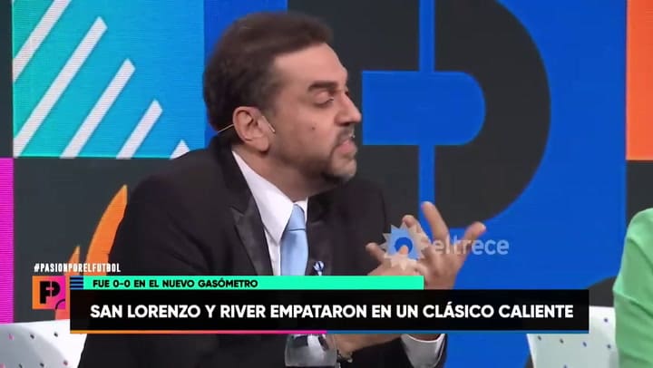 Arévalo le dijo a Distasio que habla “como hincha” y su respuesta fue feroz