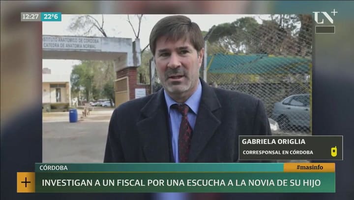 Investigan a un fiscal federal por ordenar escuchas a la novia de su hijo