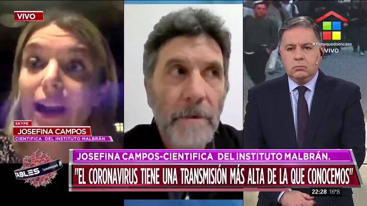 Habla el director del Malbrán en Intratables - Fuente: América TV