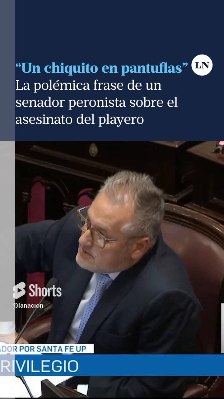 “Un Chiquito En Pantuflas” La Polémica Frase De Un Senador Peronista Sobre El Asesinato Del Playero