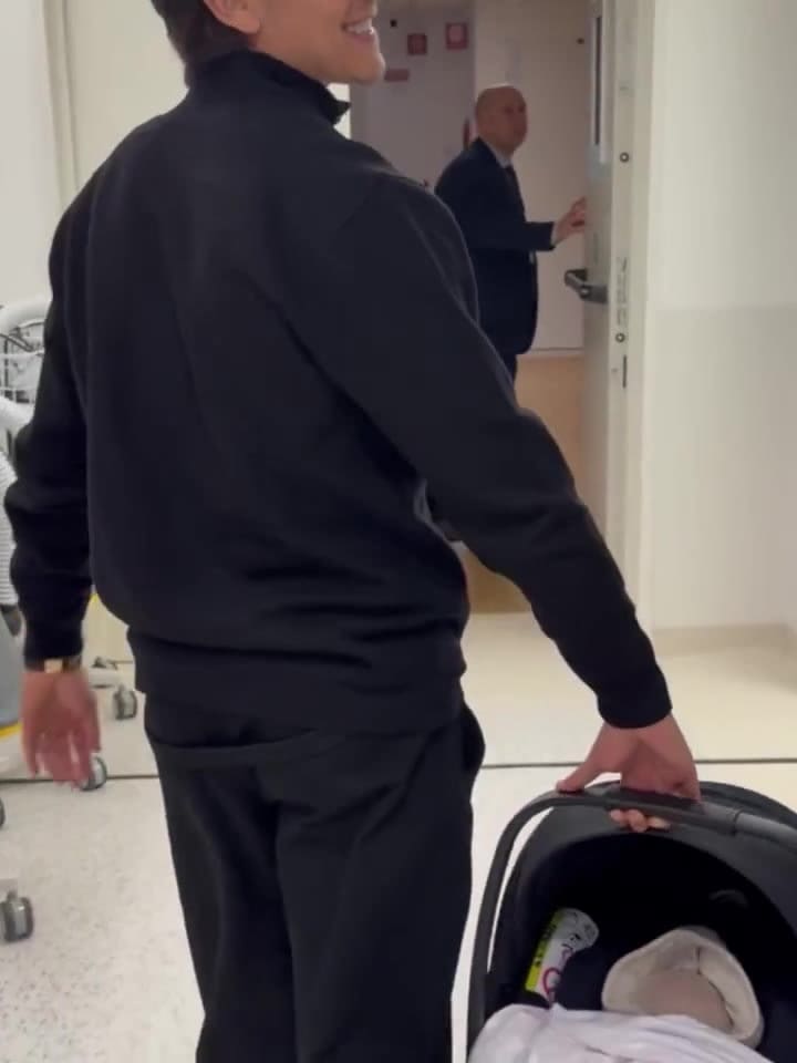 Los videos que compartió Oriana Sabatini tras el nacimiento de Gia