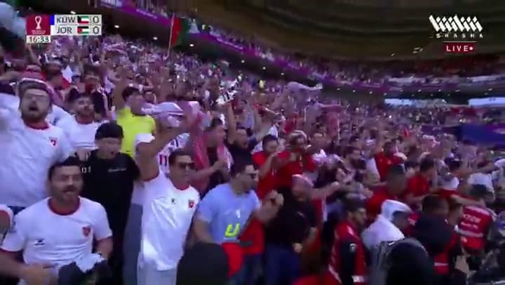 El golazo de tiro libre de Jordania en la Copa Árabe