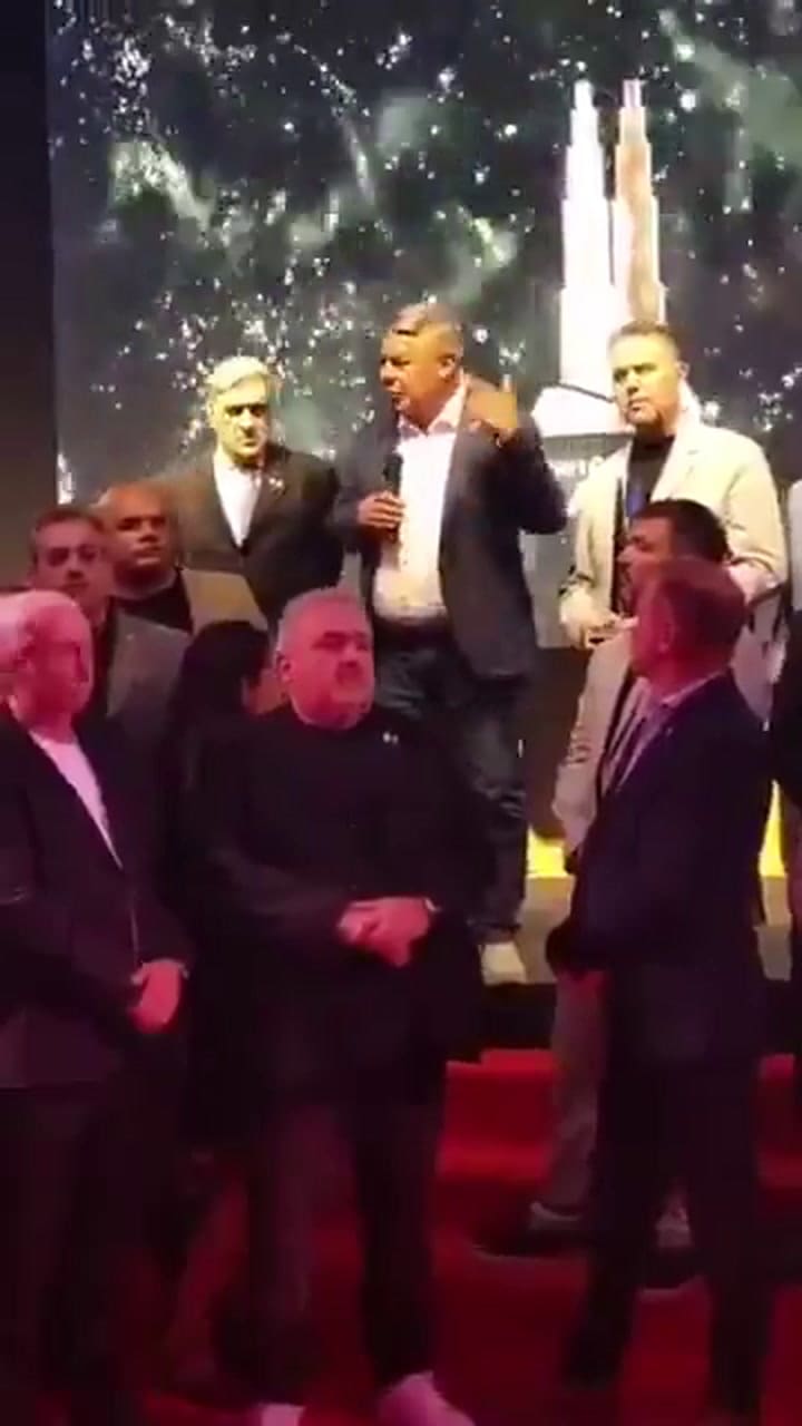 Parte del discurso de Chiqui Tapia