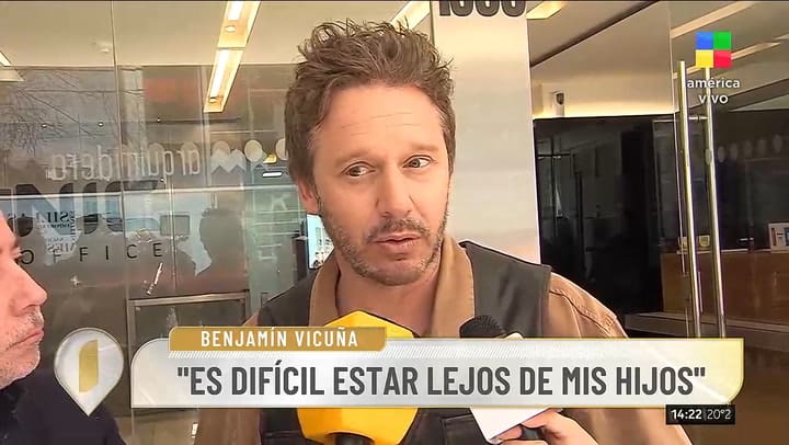 Benjamin Vicuña se refirió a la distancia con sus hijos menores (Video: América TV)