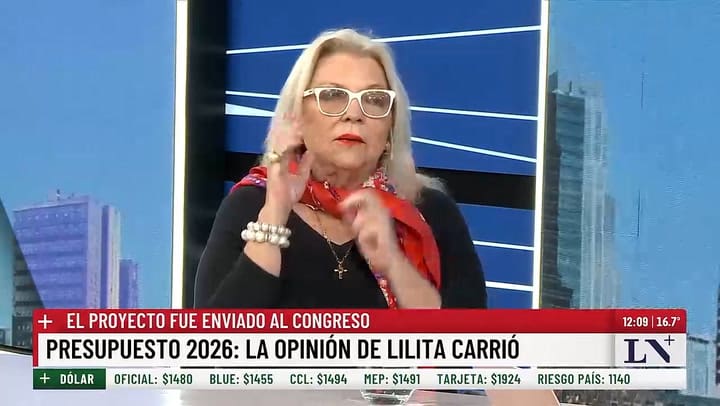 Elisa Carrio en LN+