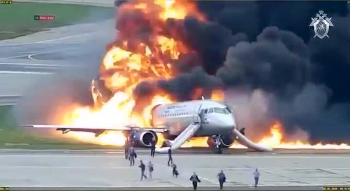 El avión del vuelo 1492 de Aeroflot que se convirtió en una bola de fuego