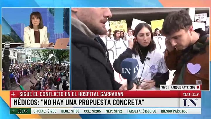 Carolina y Julian, residentes del Hospital Garrahan