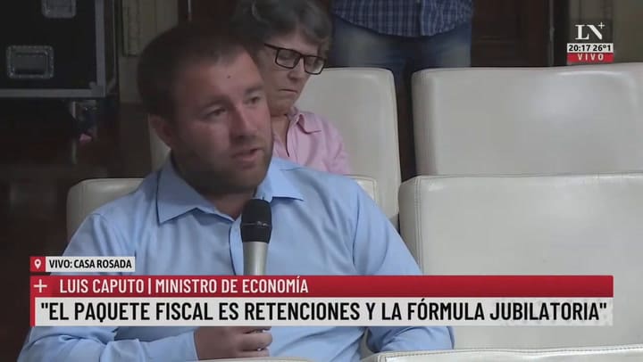 Luis Caputo Voy A Asumir El áRea De Infraestructura