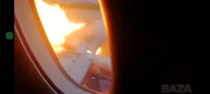 El incendio del vuelo 1492 visto desde el interior de la nave